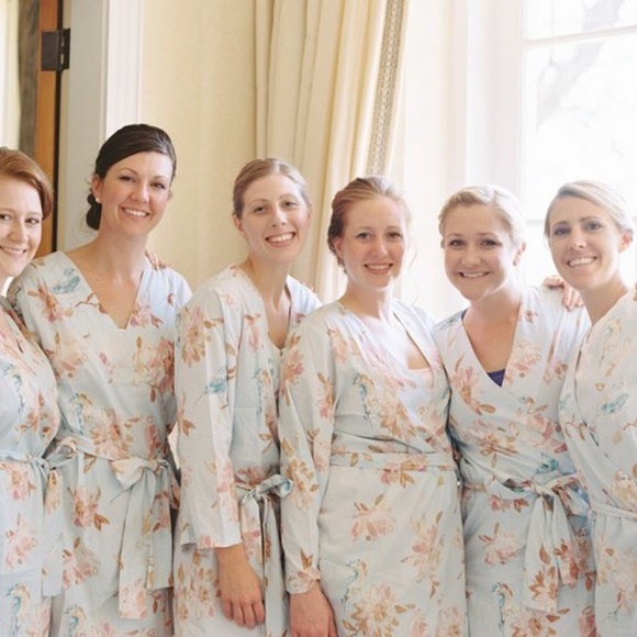 Plum Pretty Sugar Kimono / robe / dressing gown Viviette Encounters A Lark - Picture 15 of 15